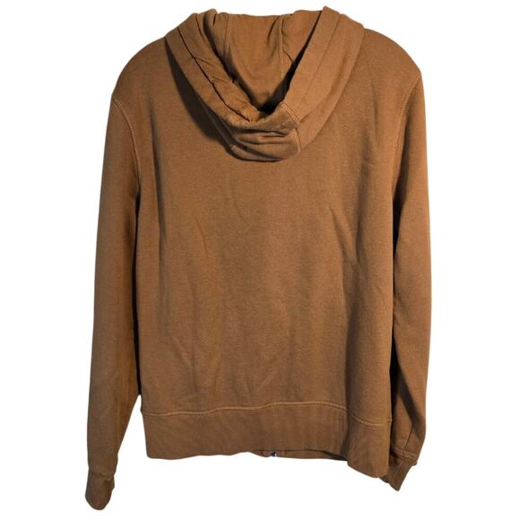 Amazon Essentials Men's Medium Brown Full Zip Hoodie [0128] - Picture 3 of 8